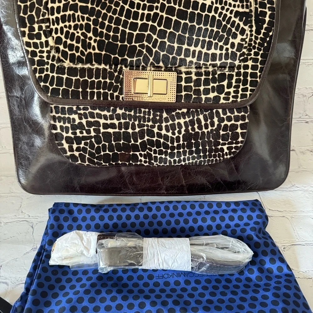 NWT Rebecca Minkoff Satchel Giraffe Bag Retail $395